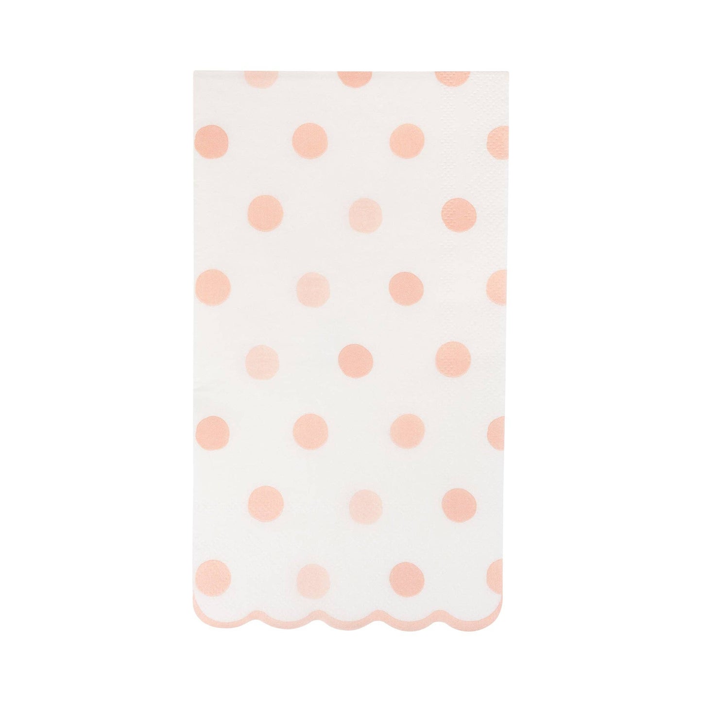 BABY PINK POLKA DOT DINNER NAPKIN