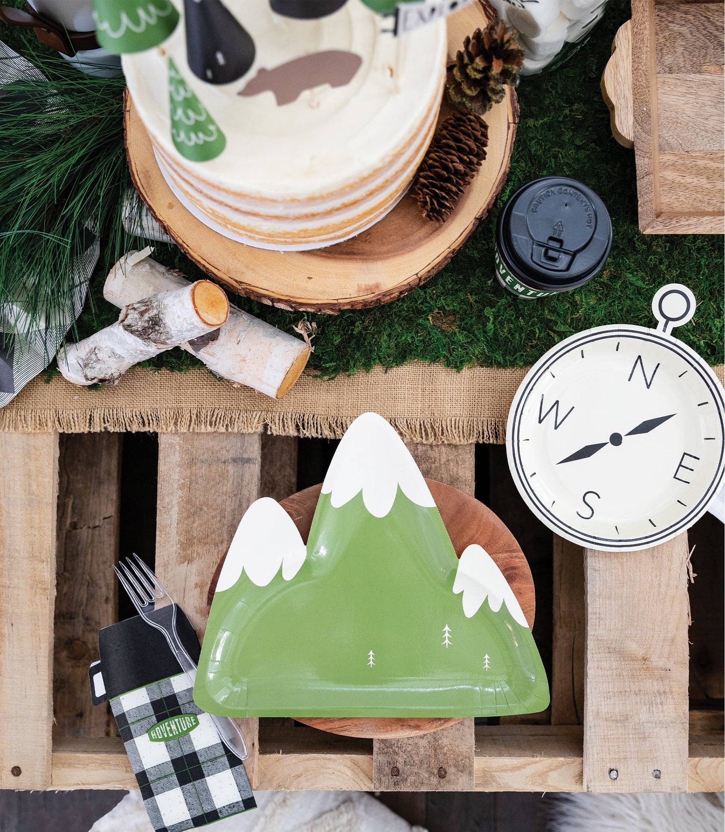 ADVENTURE MOUNTAIN SHAPED PLATE ⛰️