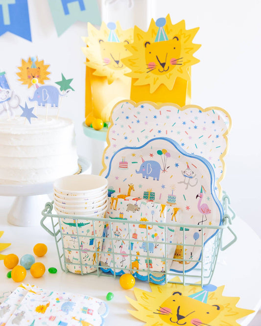 ANIMAL PARTY COCKTAIL NAPKIN 🐊🦩