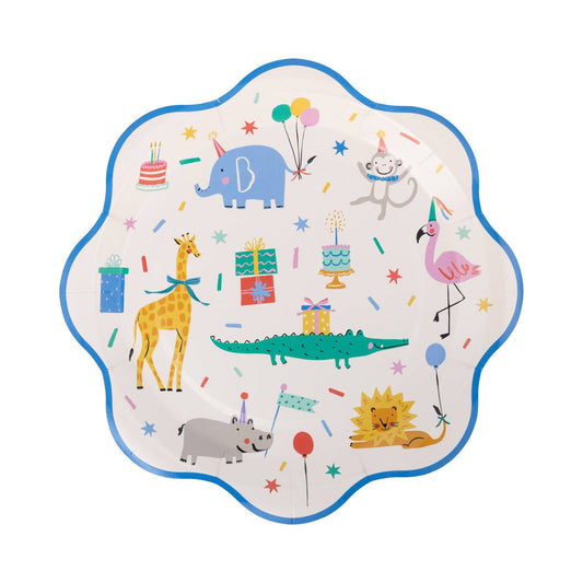 ANIMAL PARTY PLATE 🦒🐒