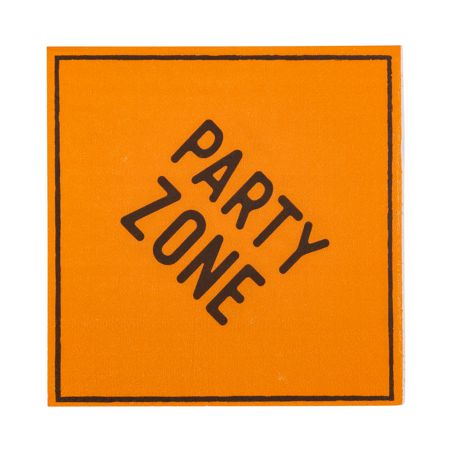CONSTRUCTION SIGN PAPER COCKTAIL NAPKIN 🚧