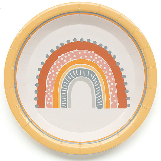 BOHO RAINBOW DESSERT PLATES 🌈