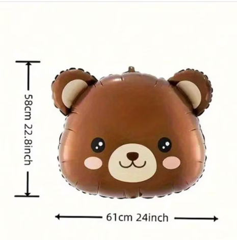 BROWN BEAR FOIL BALLOON